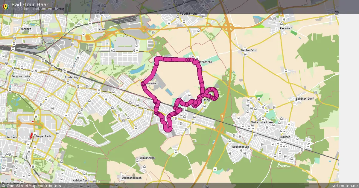 Radl-Tour Haar – Fernradroute auf Rad-Routen.de