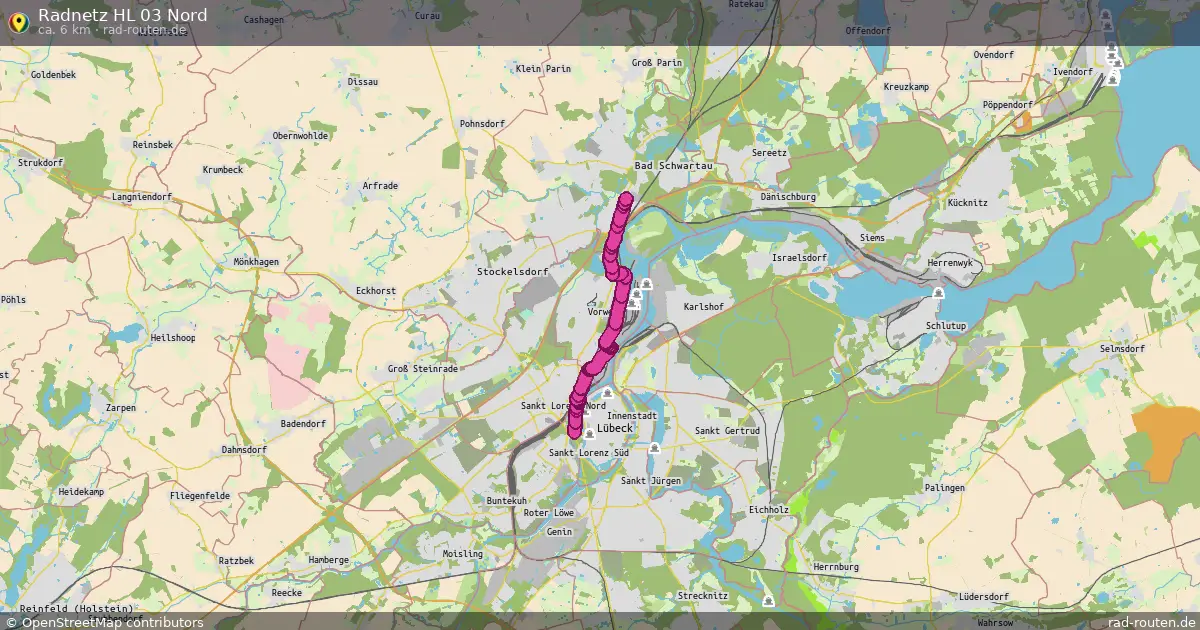 Radnetz HL 03 Nord – Fernradroute auf Rad-Routen.de