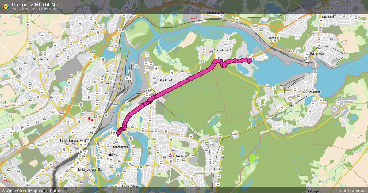 Radnetz HL 04 Nord – Fernradroute auf Rad-Routen.de