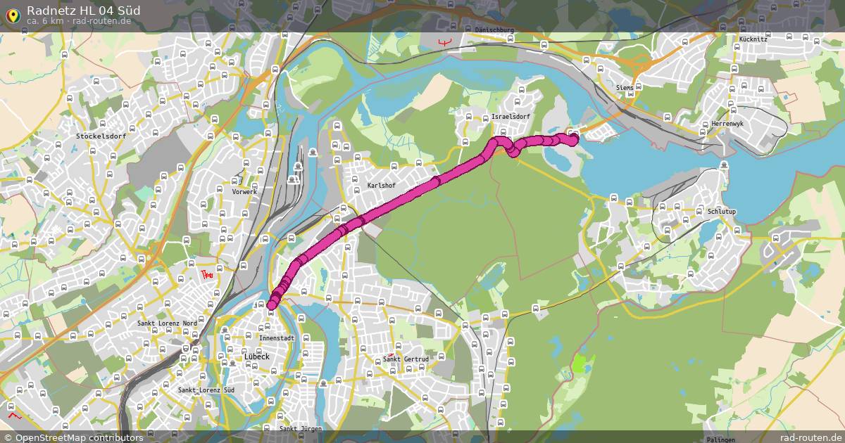 Radnetz HL 04 Süd – Fernradroute auf Rad-Routen.de