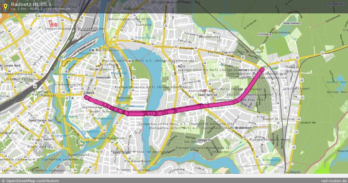 Radnetz HL 05.1 (HL05.1) – Fernradroute auf Rad-Routen.de