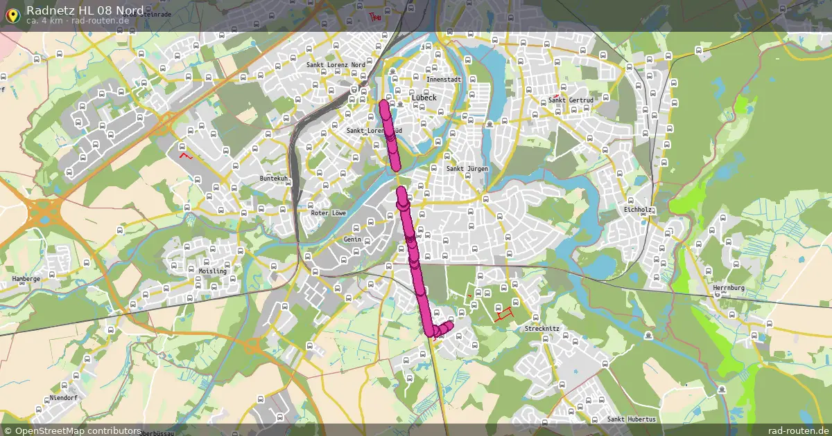 Radnetz HL 08 Nord – Fernradroute auf Rad-Routen.de