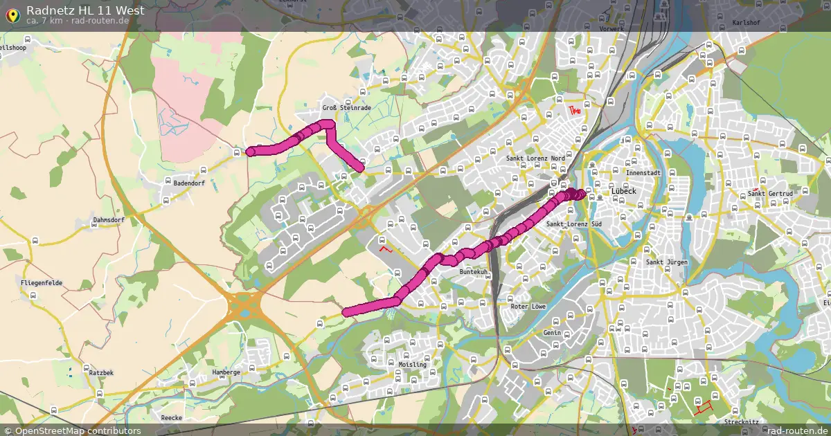 Radnetz HL 11 West – Fernradroute auf Rad-Routen.de
