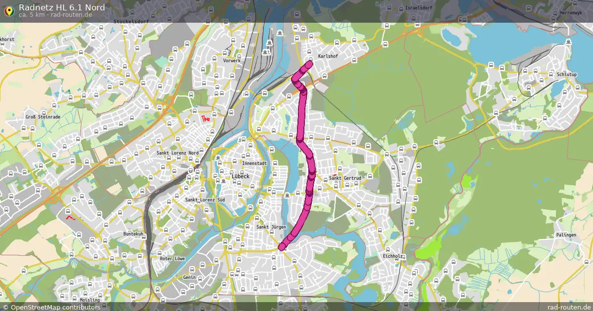 Radnetz HL 6.1 Nord – Fernradroute auf Rad-Routen.de