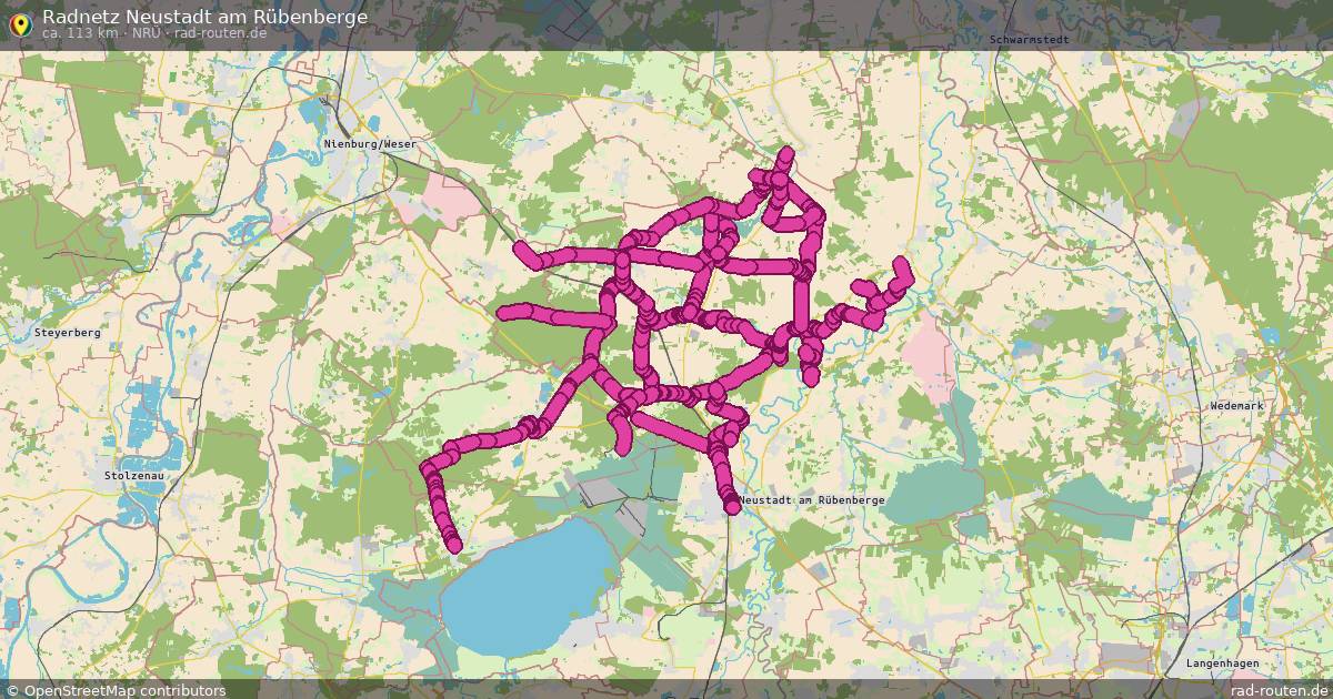 Radnetz Neustadt am Rübenberge (NRÜ) – Fernradroute auf Rad-Routen.de