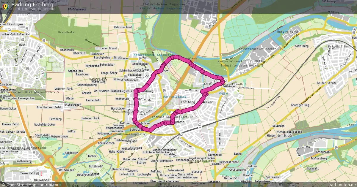 Radring Freiberg – Fernradroute auf Rad-Routen.de
