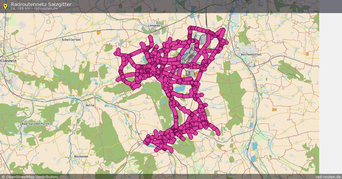 Radroutennetz Salzgitter – Fernradroute auf Rad-Routen.de