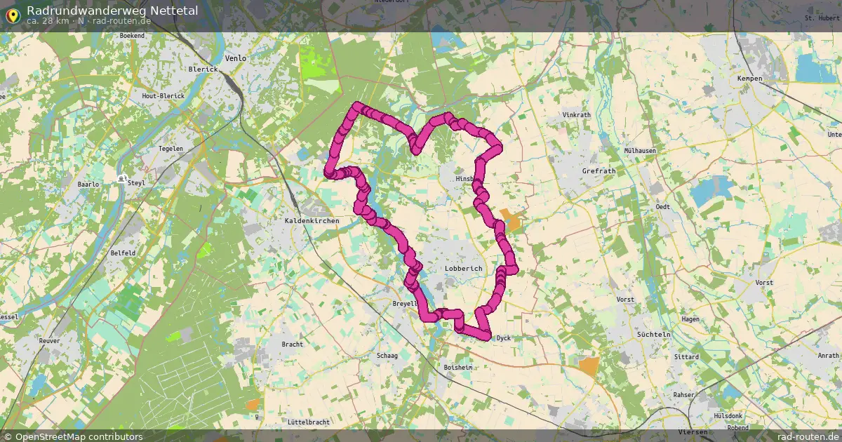 Radrundwanderweg Nettetal