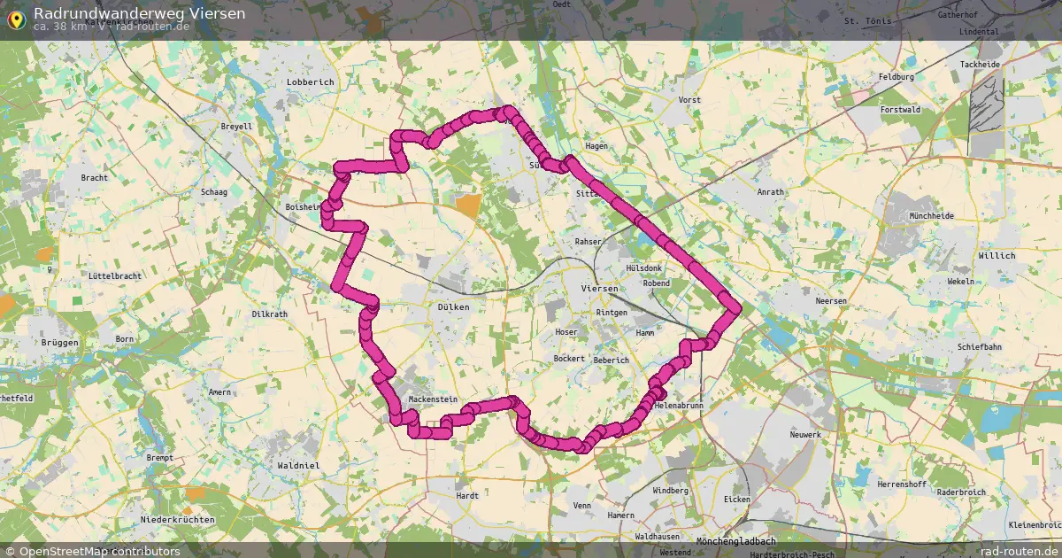 Radrundwanderweg Viersen