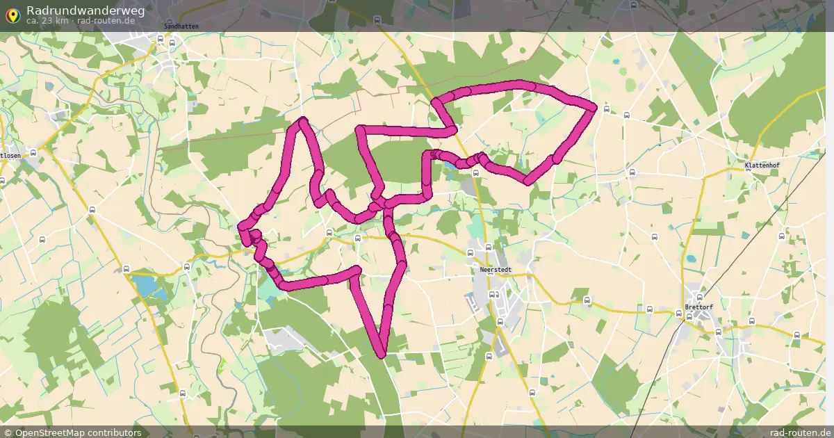 Radrundwanderweg – Fernradroute auf Rad-Routen.de