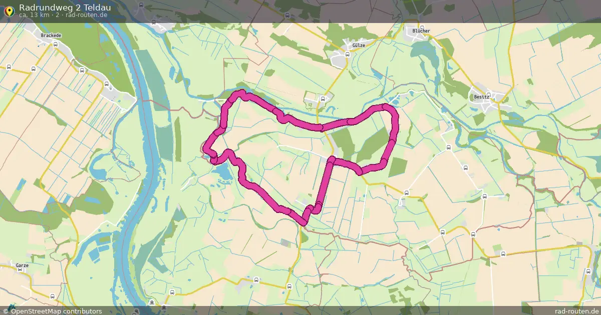 Radrundweg 2 Teldau