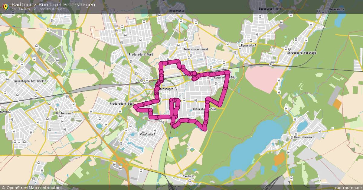 Radtour 2 Rund um Petershagen (2) – Fernradroute auf Rad-Routen.de
