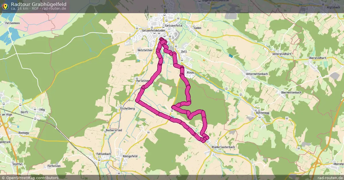 Radtour Grabhügelfeld (RGF) – Fernradroute auf Rad-Routen.de