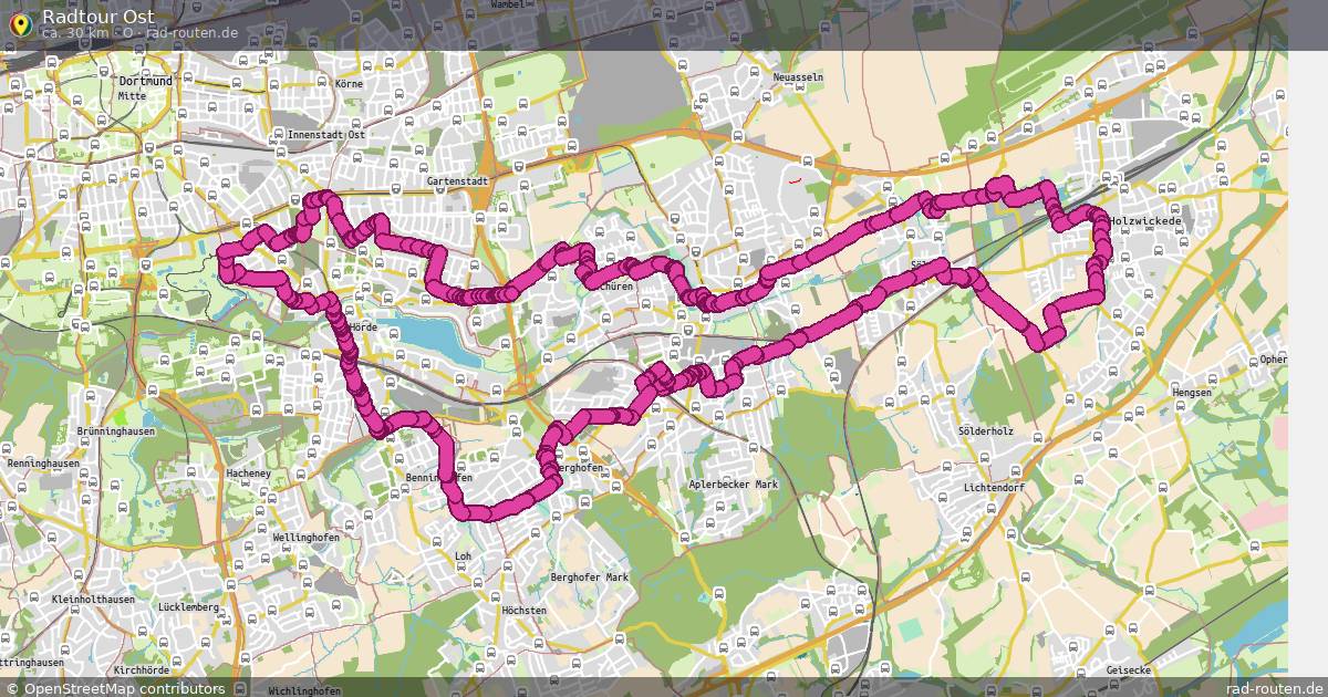 Radtour Ost (O) – Fernradroute auf Rad-Routen.de