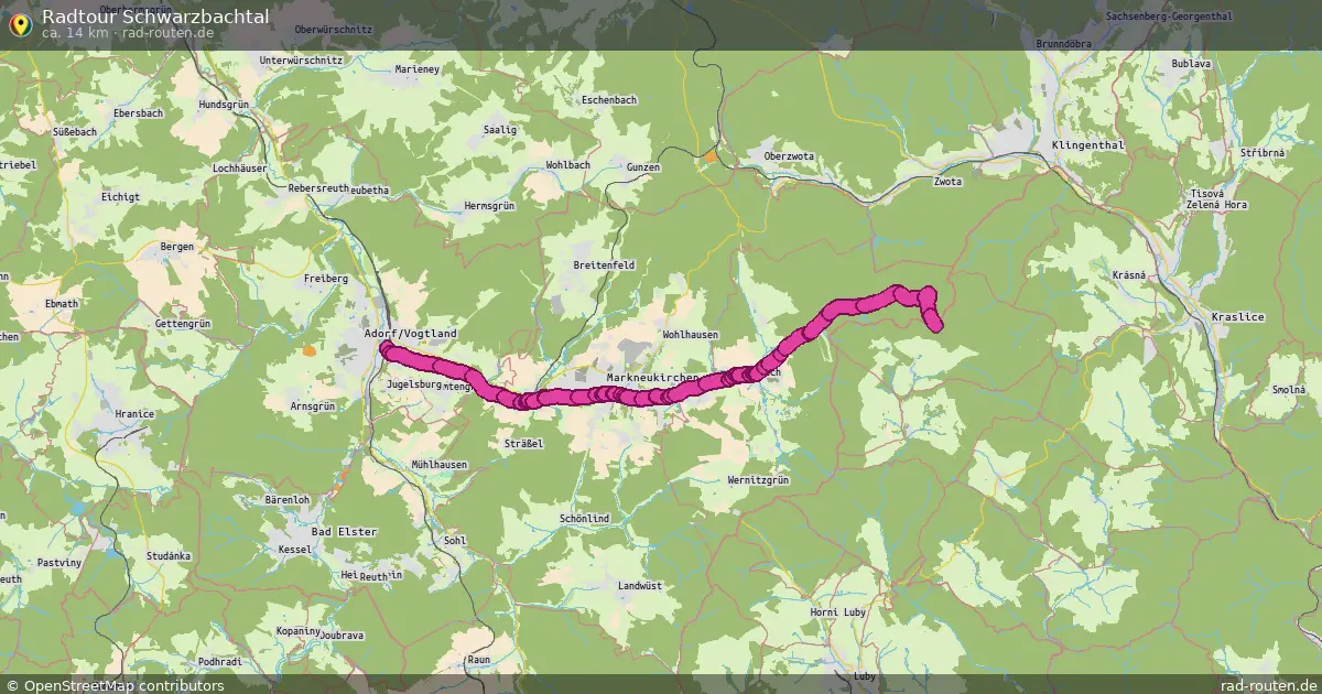 Radtour Schwarzbachtal