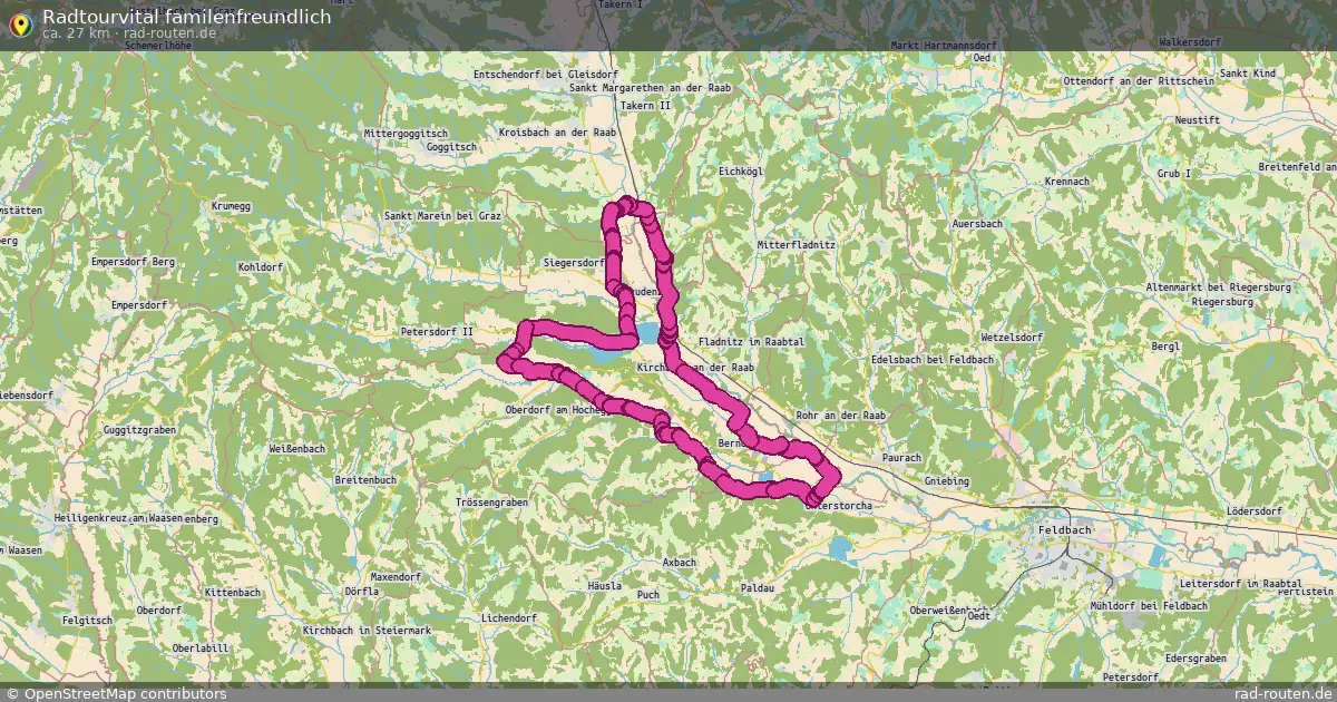 Radtourvital familenfreundlich – Fernradroute auf Rad-Routen.de