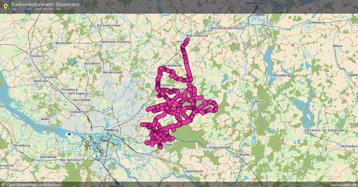 Radverkehrsnetz Stormarn