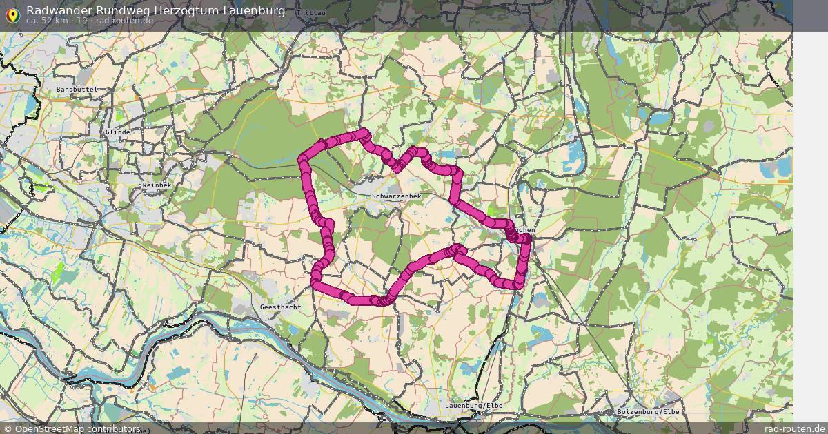 Radwander Rundweg Herzogtum Lauenburg