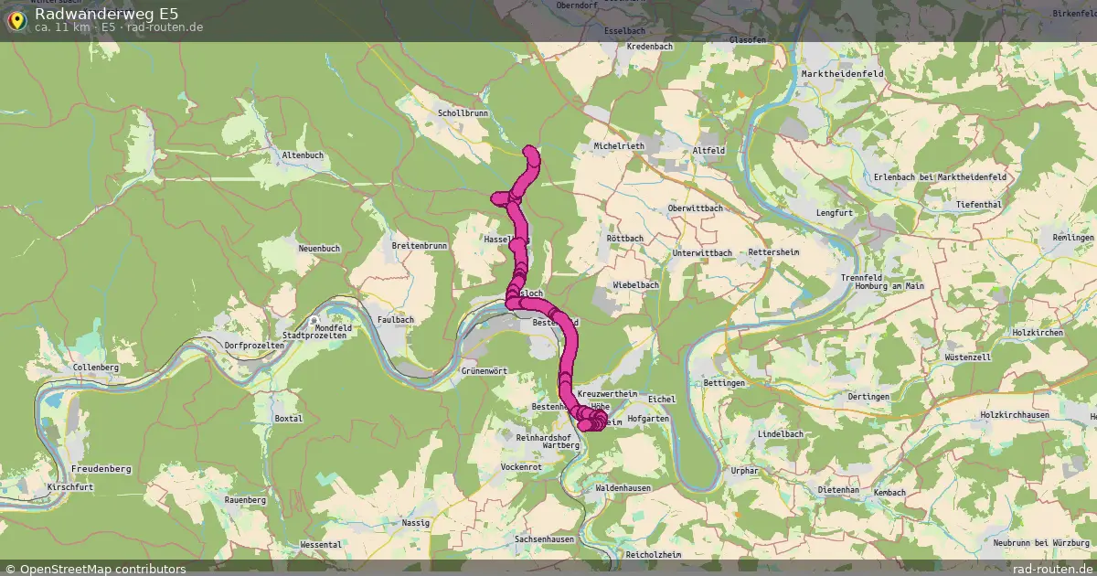 Radwanderweg E5 (E5) – Fernradroute auf Rad-Routen.de