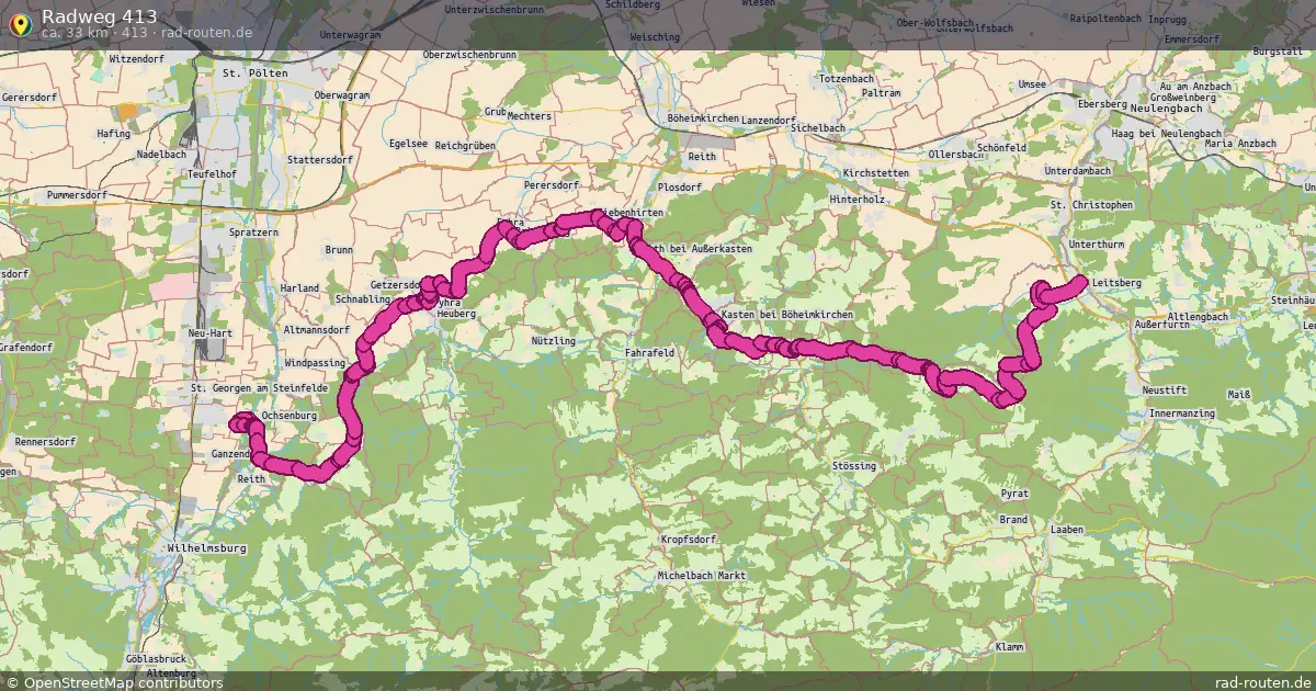 Radweg 413 (413) – Fernradroute auf Rad-Routen.de