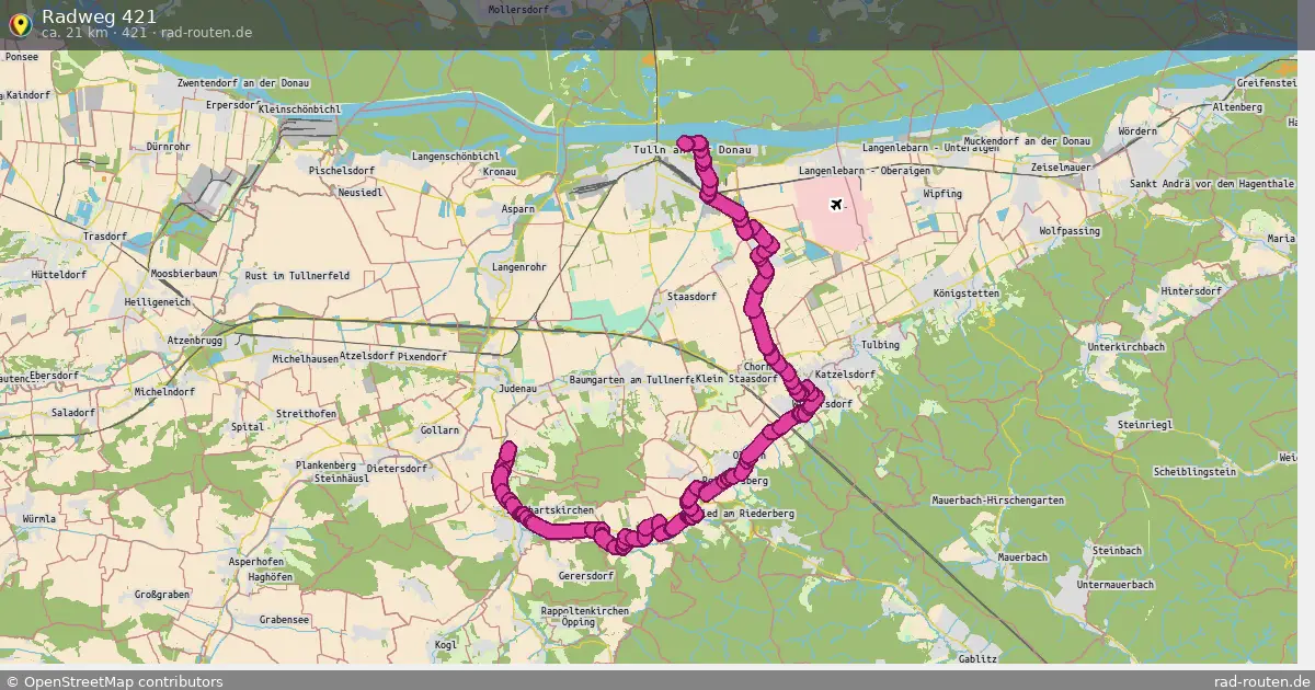 Radweg 421 (421) – Fernradroute auf Rad-Routen.de