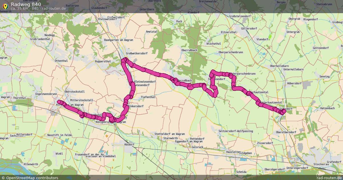 Radweg 840 (840) – Fernradroute auf Rad-Routen.de