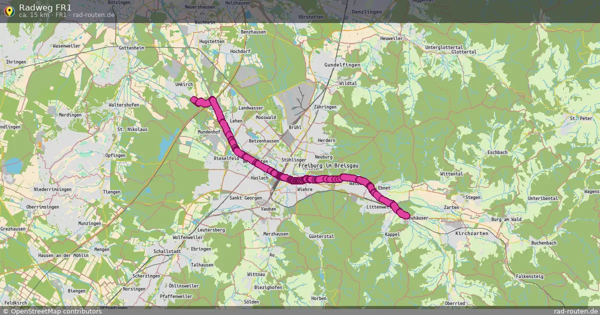 Radweg FR1 (FR1) – Fernradroute auf Rad-Routen.de