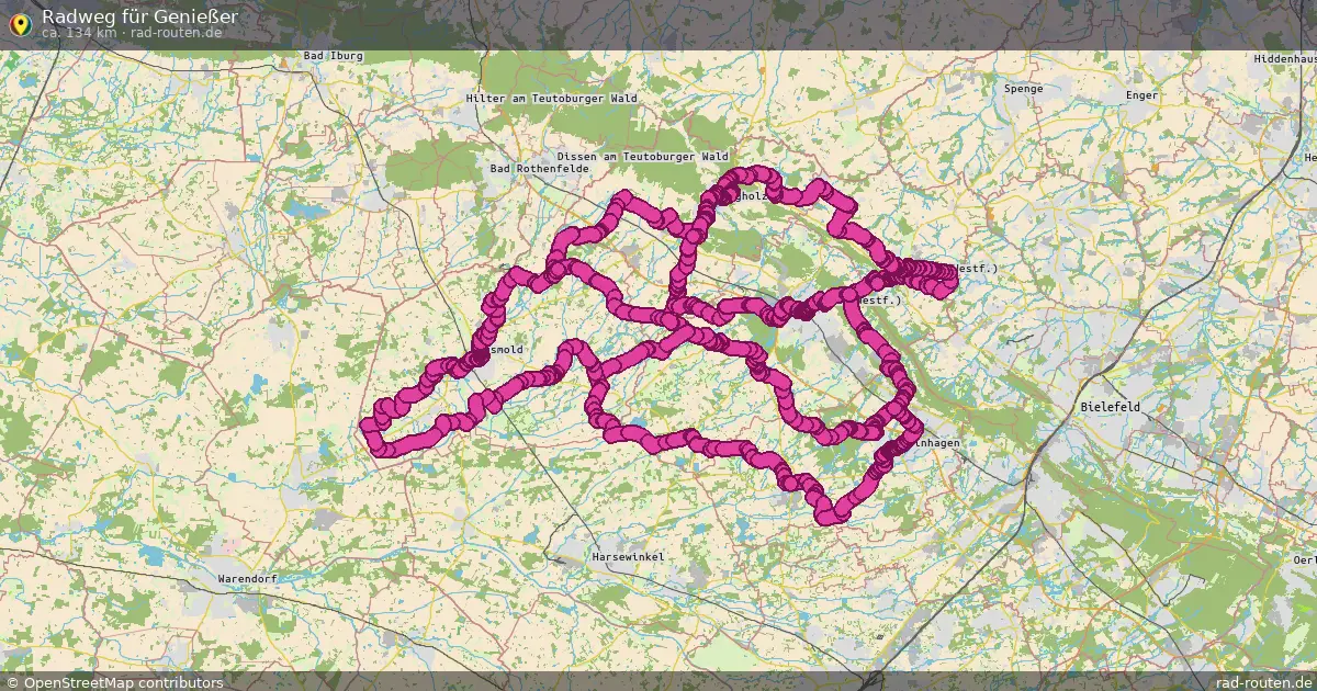 Radweg für Genießer – Fernradroute auf Rad-Routen.de
