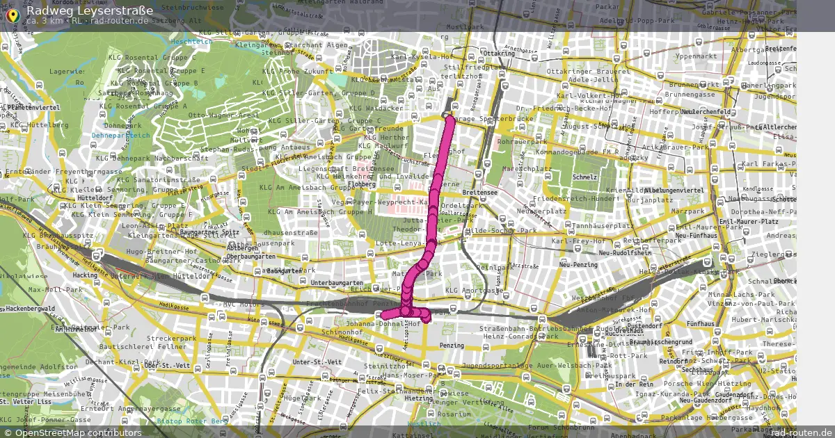 Radweg Leyserstraße (RL) – Fernradroute auf Rad-Routen.de