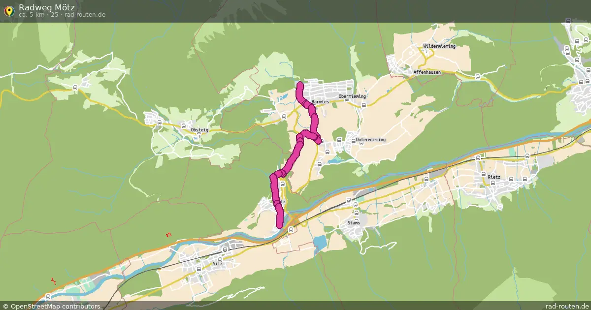 Radweg Mötz