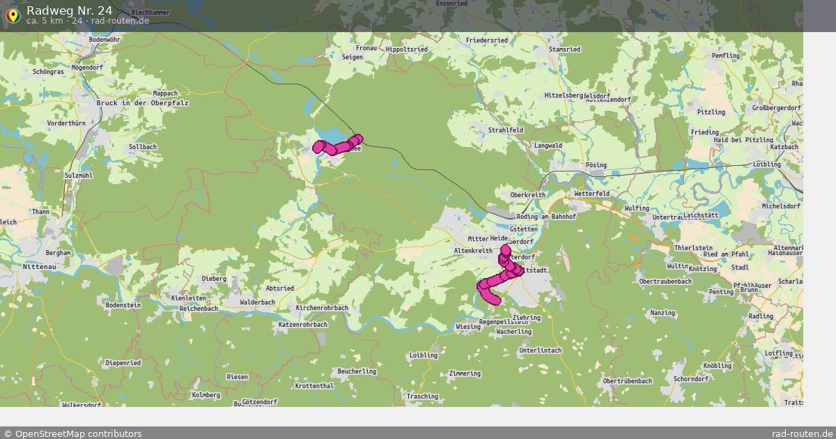 Radweg Nr. 24 (24) – Fernradroute auf Rad-Routen.de