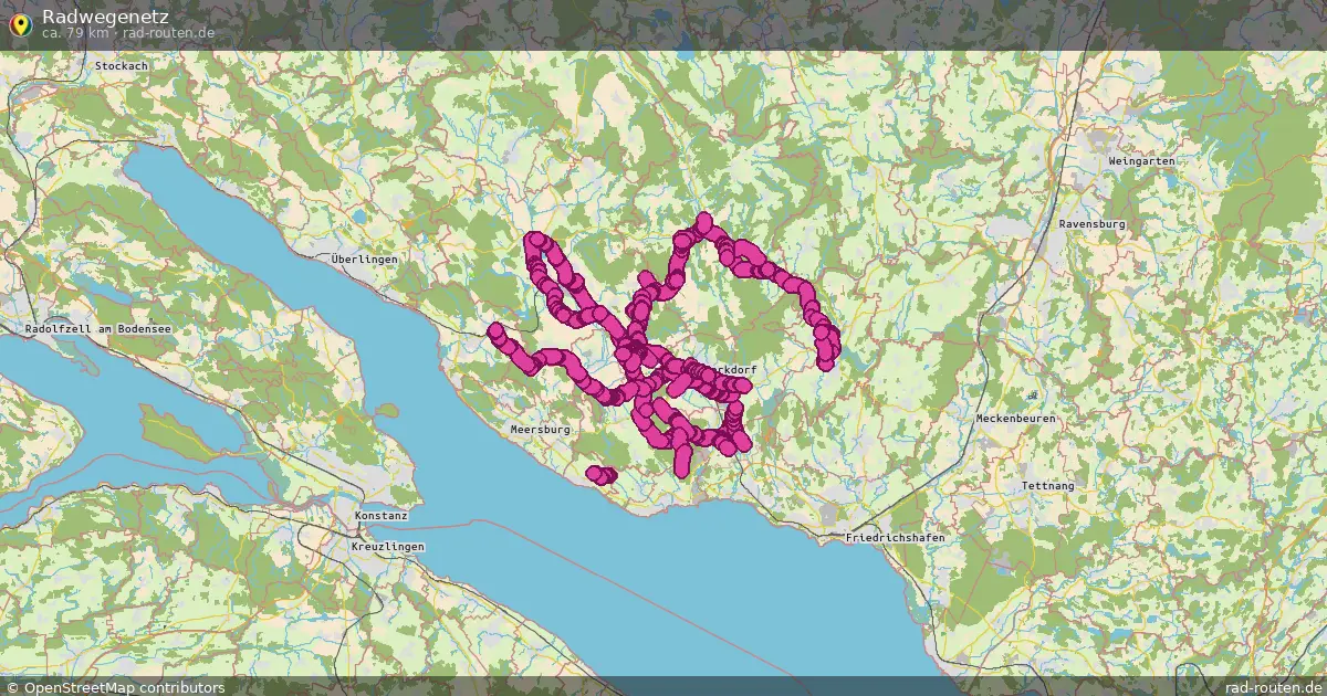 Radwegenetz – Fernradroute auf Rad-Routen.de