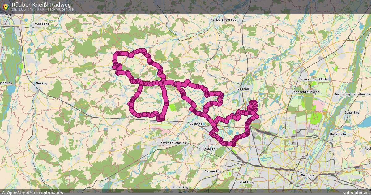 Räuber Kneißl Radweg (RKR) – Fernradroute auf Rad-Routen.de
