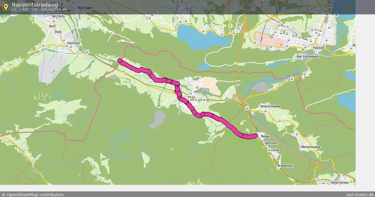 Ranzentalradweg (39) – Fernradroute auf Rad-Routen.de