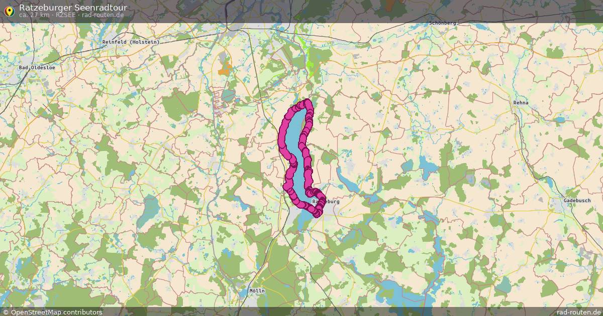 Ratzeburger Seenradtour (RzSee) – Fernradroute auf Rad-Routen.de