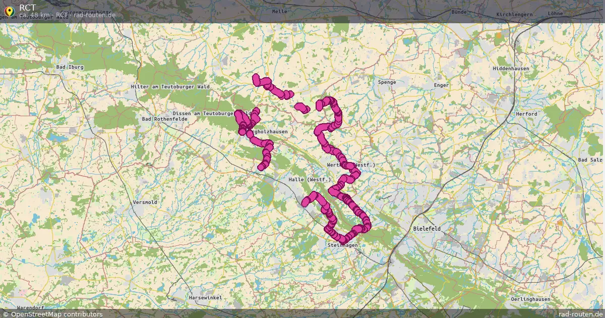Radroute RCT (RCT) – Fernradroute auf Rad-Routen.de