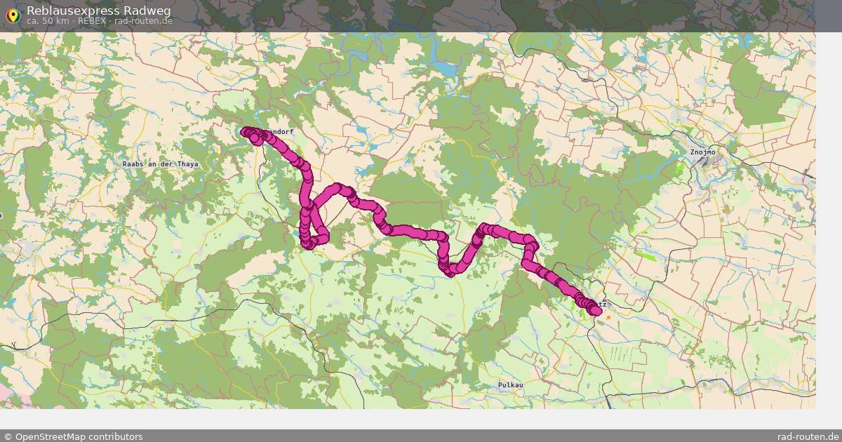 Reblausexpress Radweg (RebEx) – Fernradroute auf Rad-Routen.de