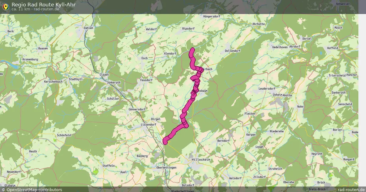 Regio Rad Route Kyll-Ahr – Fernradroute auf Rad-Routen.de