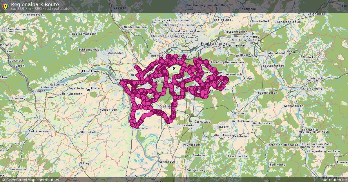 Regionalpark Route (Reg) – Fernradroute auf Rad-Routen.de