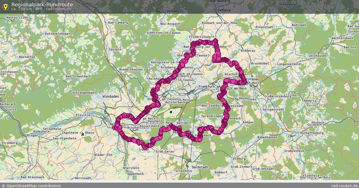 Regionalpark-Rundroute (RPR) – Fernradroute auf Rad-Routen.de