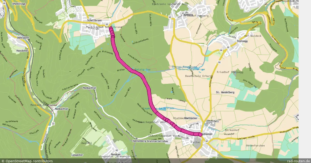 DE:BW:ENZ – Fernradroute auf Rad-Routen.de