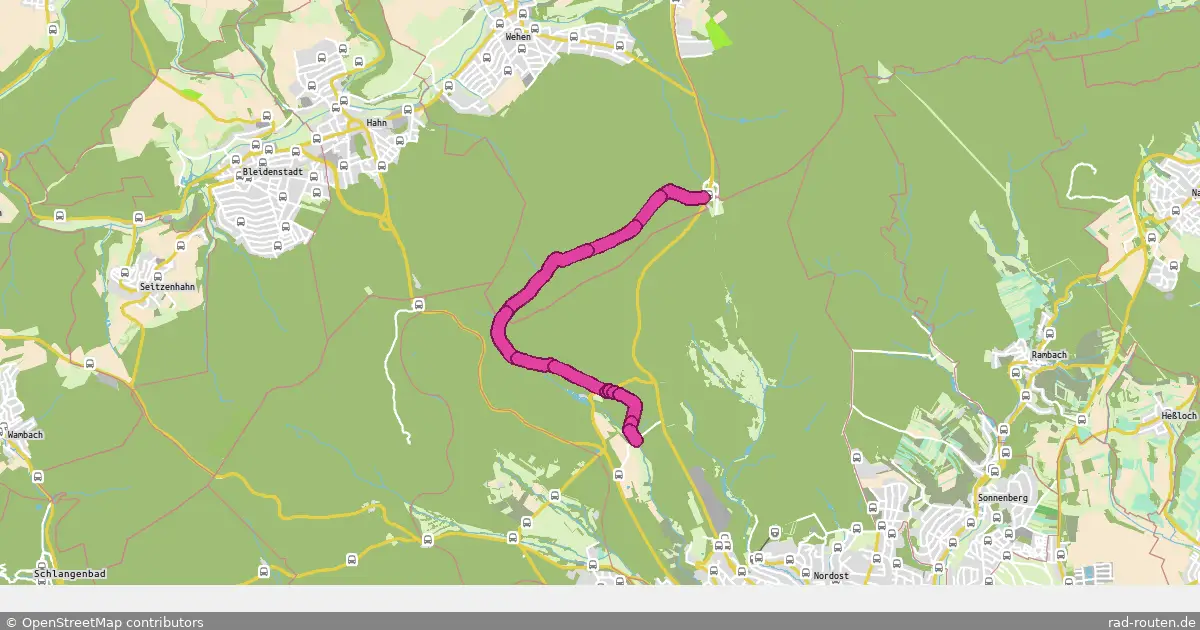 Radroute Wiesbaden – Platte – Fernradroute auf Rad-Routen.de