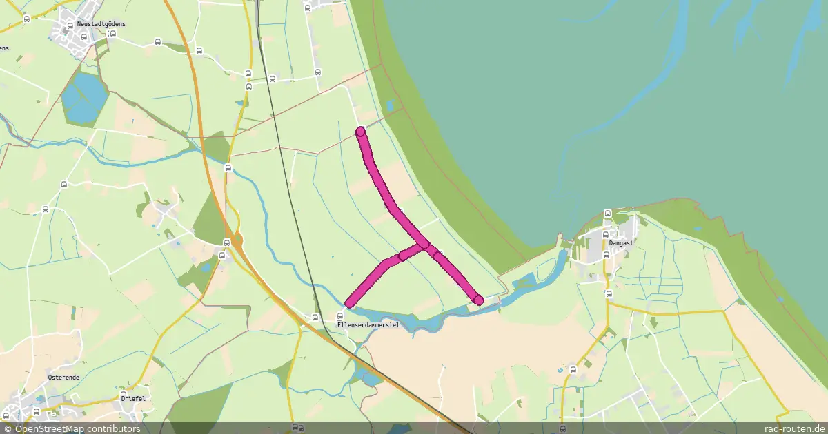 Radroute Bockhorn – Bockhorn – Fernradroute auf Rad-Routen.de