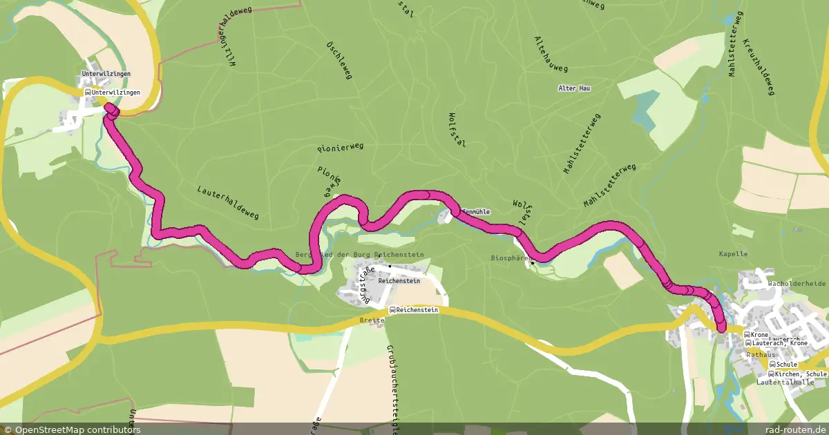 Radroute Lauterach – Ehingen (Donau) – Fernradroute auf Rad-Routen.de