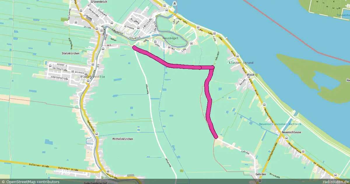 Radroute Jork – Jork – Fernradroute auf Rad-Routen.de