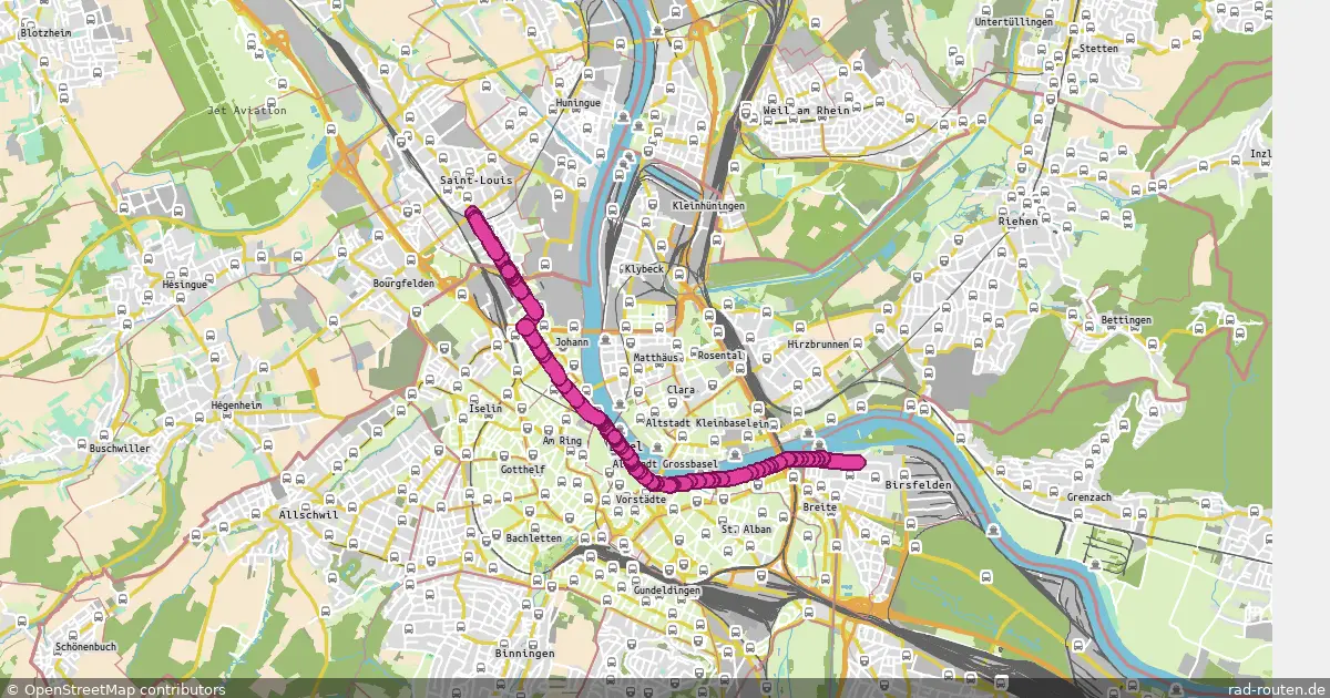 Radroute Birsfelden – Basel
