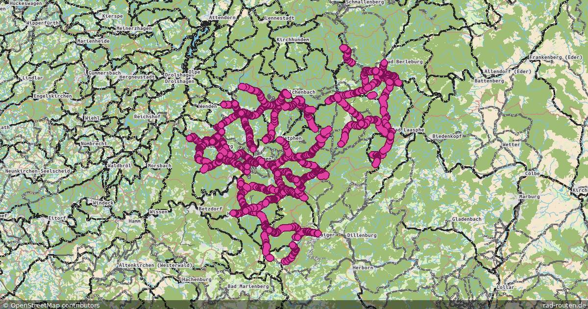 Unbenannte Fernradroute