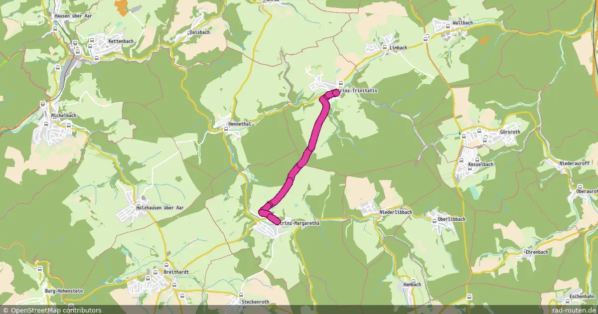 Radroute Strinz-Magarethä – Strinz-Trinitatis – Fernradroute auf Rad-Routen.de