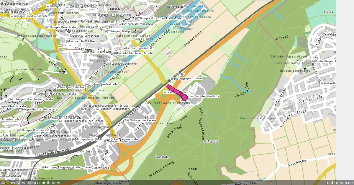 DE:BW:TÜ – Fernradroute auf Rad-Routen.de