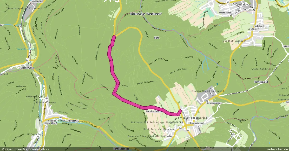 DE:BW:CW – Fernradroute auf Rad-Routen.de